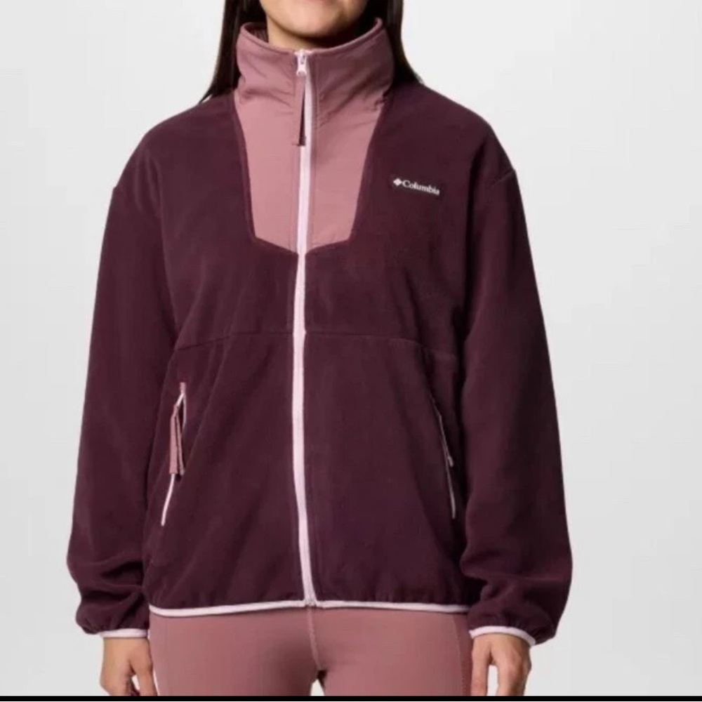Woman Columbia Sequoia Grove Full Zip Fleece size S
